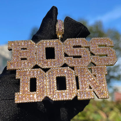 Bling "Boss" Custom Pendant