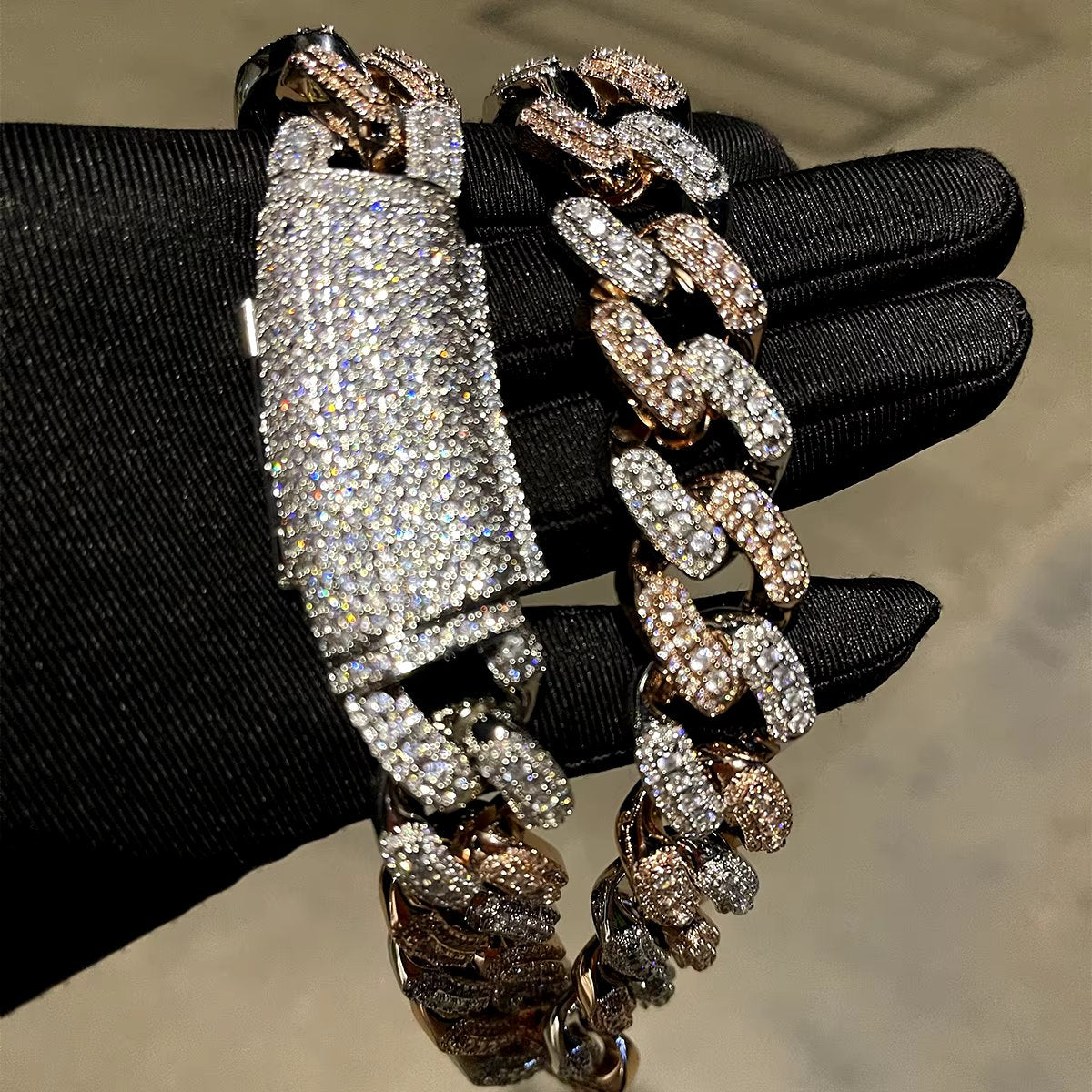 Bling 20mm "Big Baller" Two Tone Cuban Chain