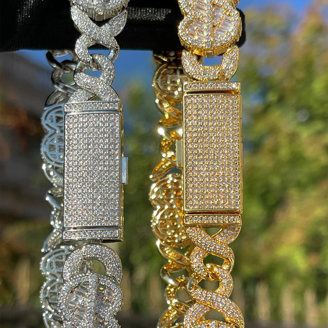 Bling "Dollar" Link Chain