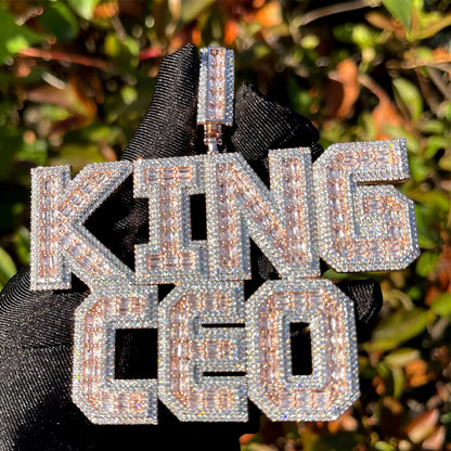 Bling "Boss Up" Custom Pendant