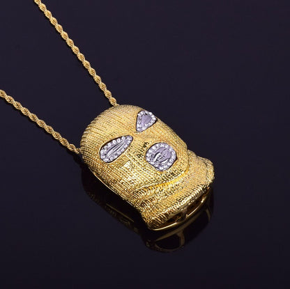 Bling "Ski Mask" Pendant