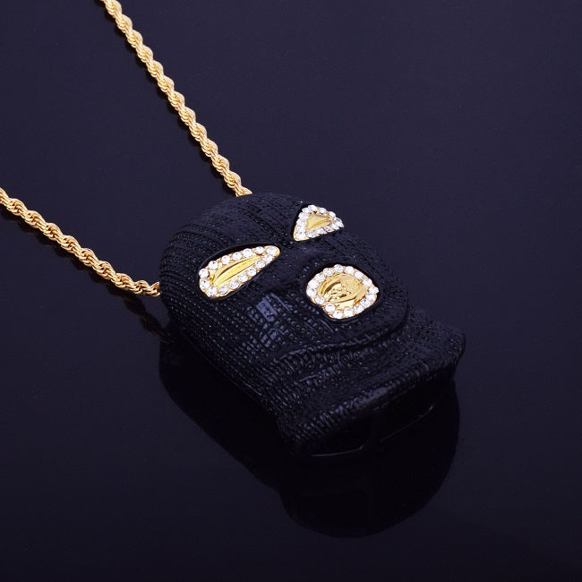 Bling "Ski Mask" Pendant