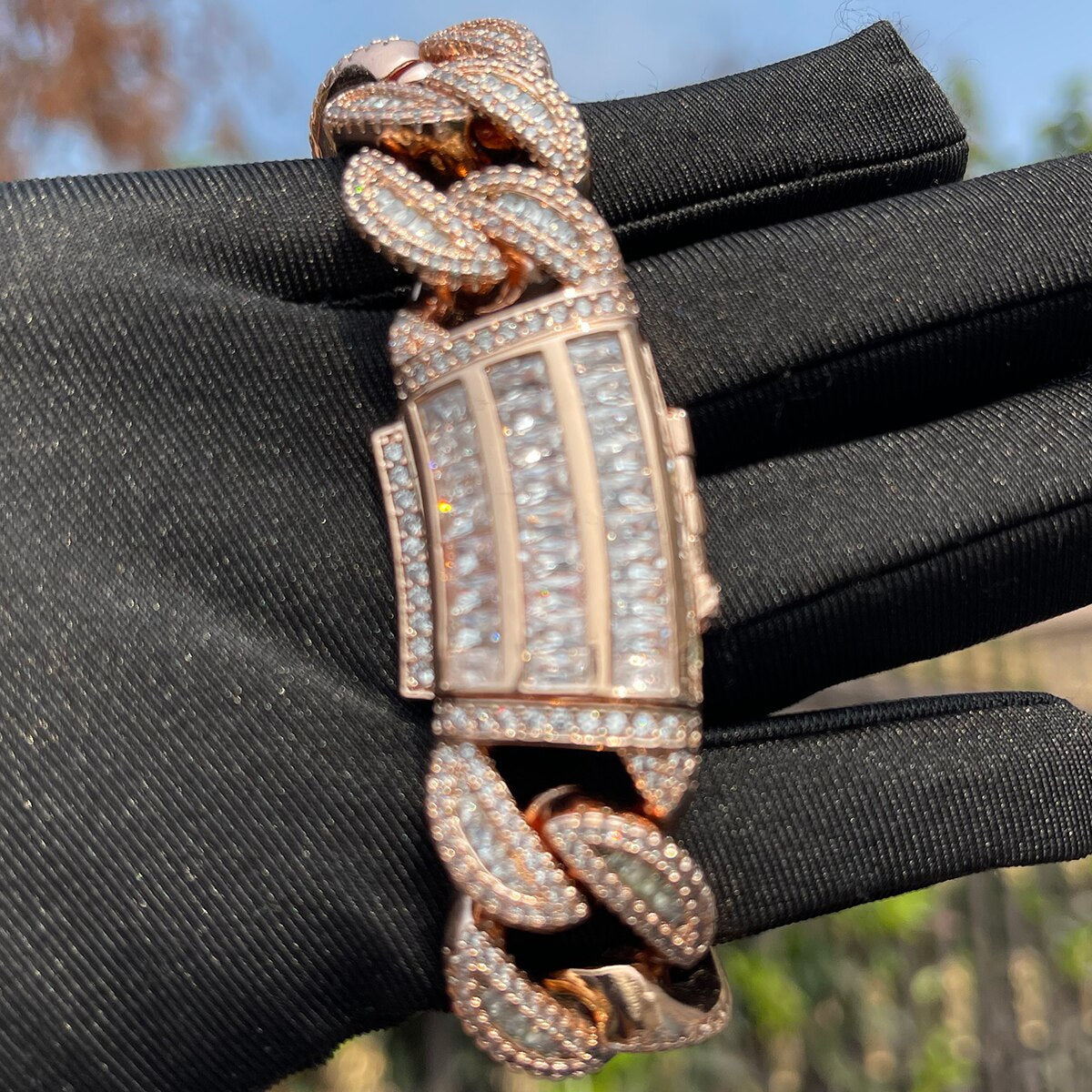 Bling 20mm "Royal Baguettes" Bracelet