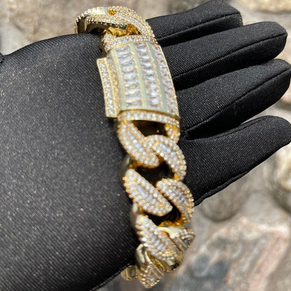 Bling 20mm "Royal Baguettes" Bracelet