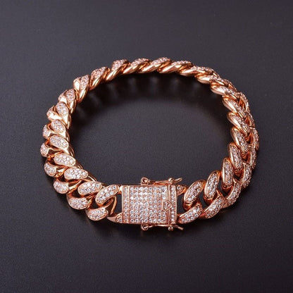 Bling "Miami" Cuban Link Bracelet