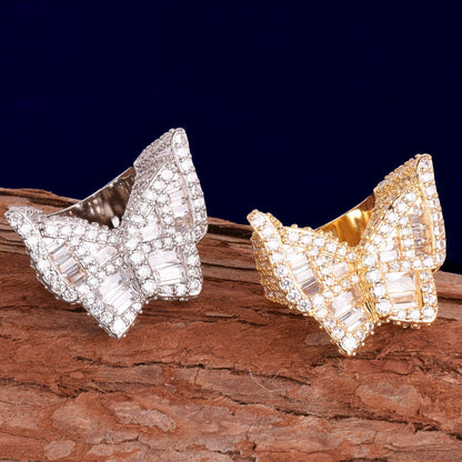 Butterfly Baguette Ring II