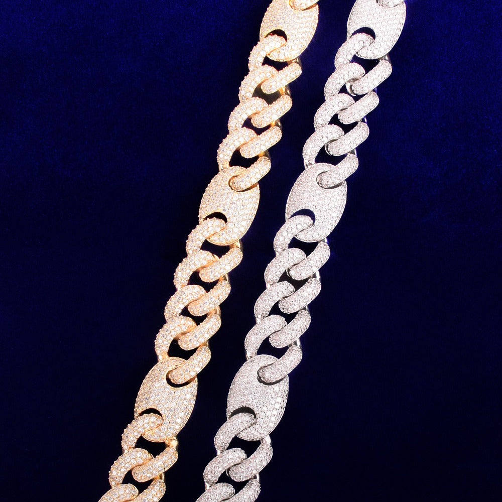 Bling "Pig Nose" Cuban Chain