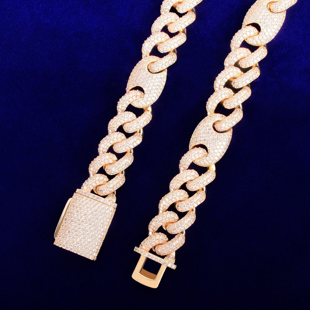 Bling "Pig Nose" Cuban Chain