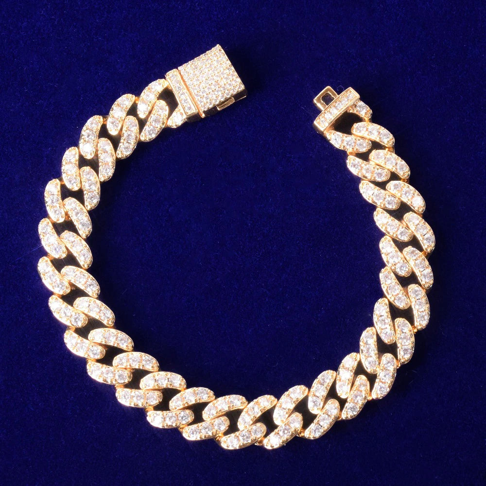 Bling Iced "Miami" Cuban  Bracelet 10mm