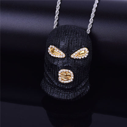 Bling "Ski Mask" Pendant