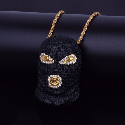 Bling "Ski Mask" Pendant