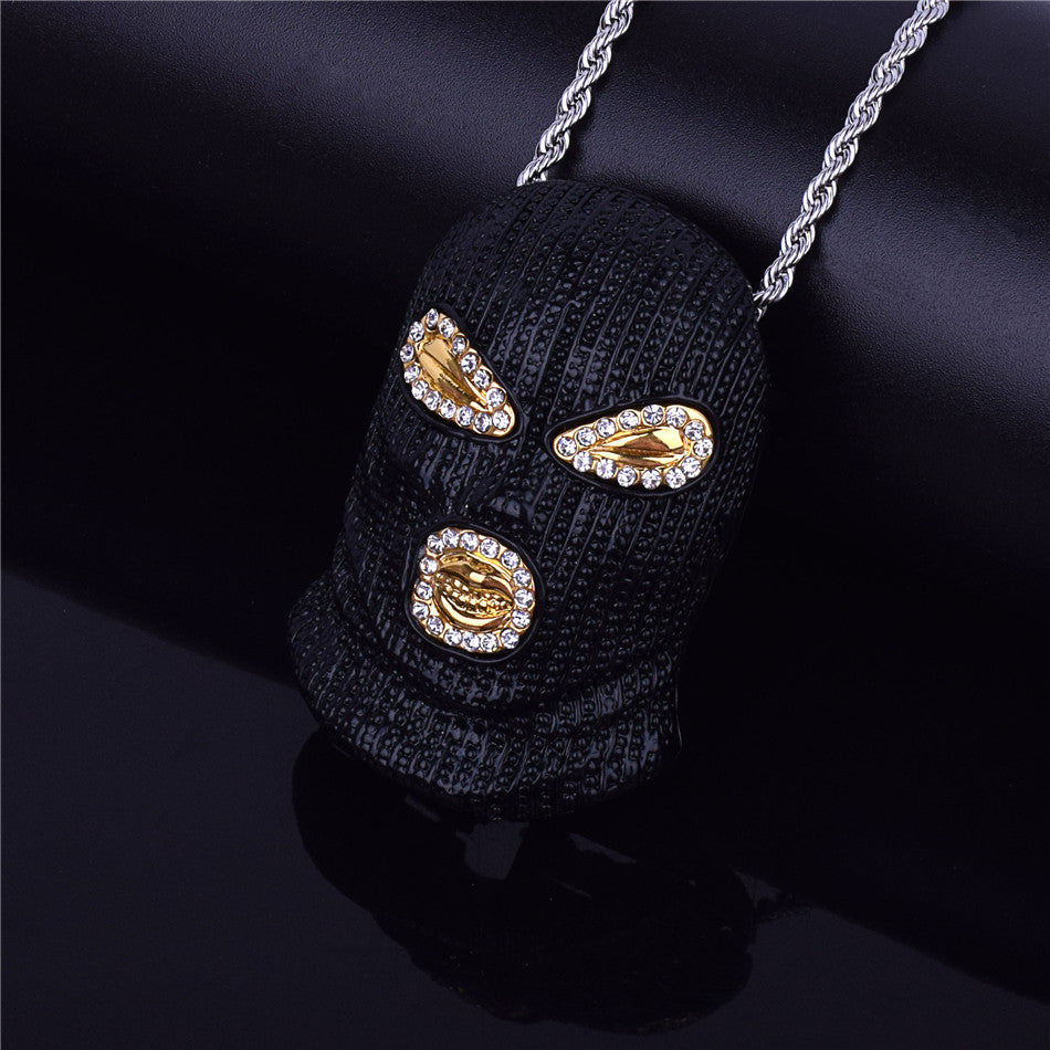 Bling "Ski Mask" Pendant