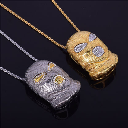 Bling "Ski Mask" Pendant