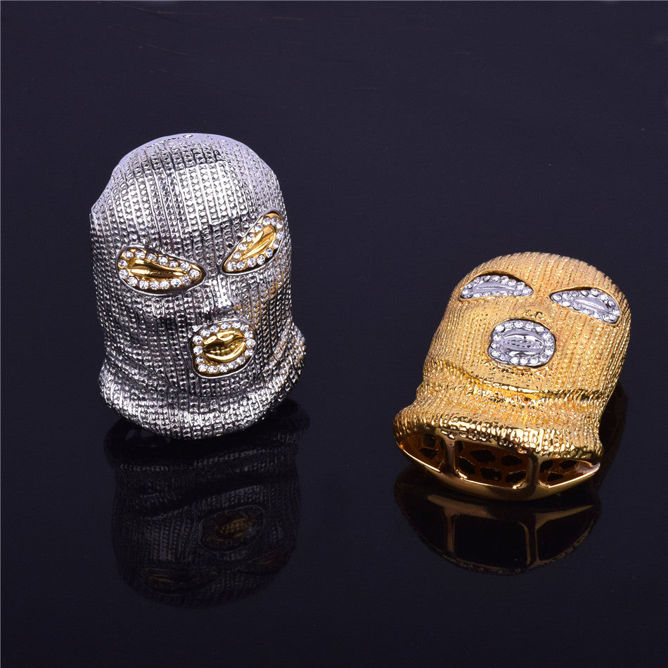 Bling "Ski Mask" Pendant