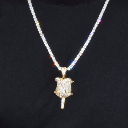 Bling "Rose" Pendant II