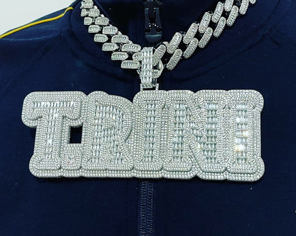 Bling "Trifecta" Custom Pendant