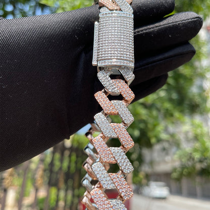 Bling 20mm Two Tone Cuban Chain